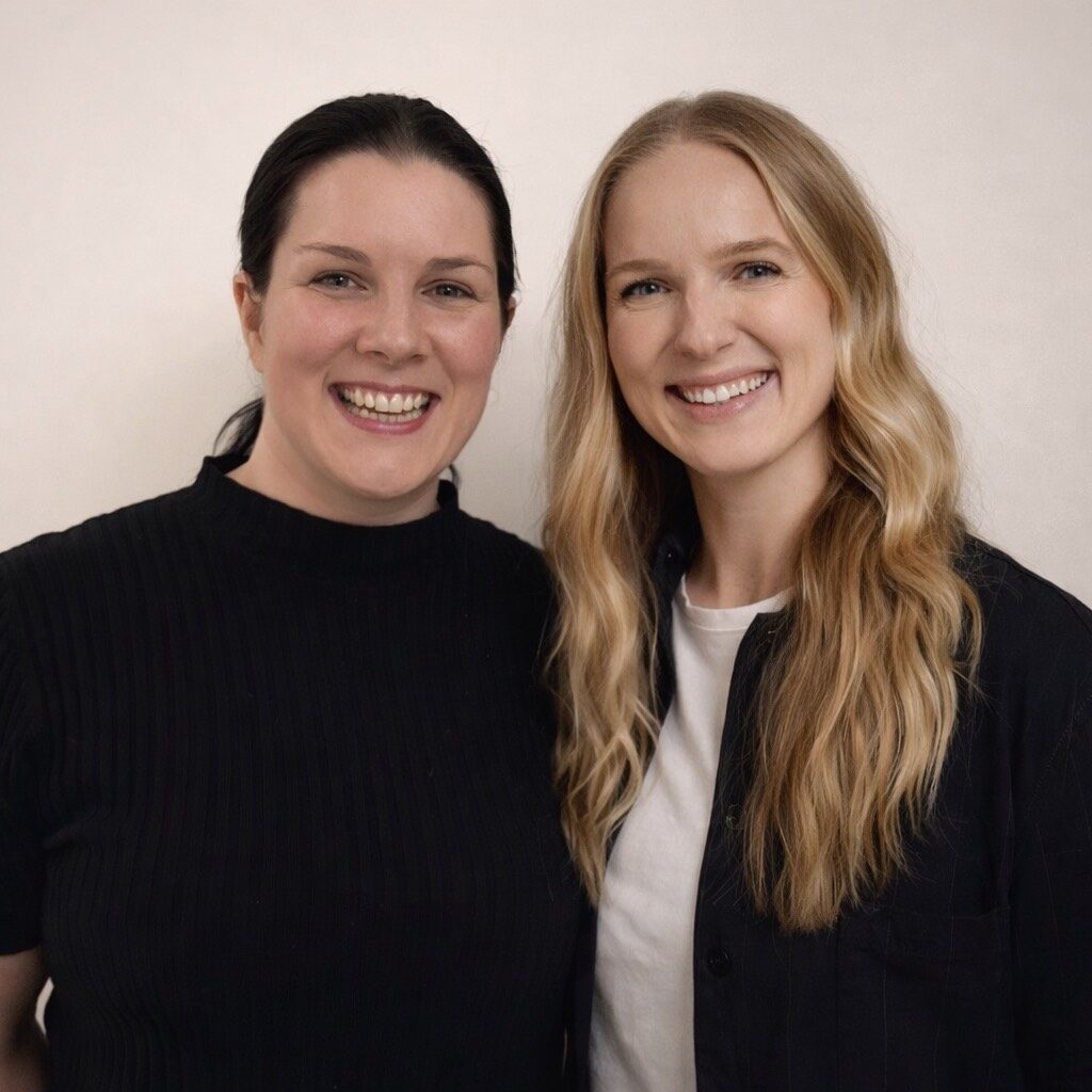 Marte Dille og Ina Wikheim. Foto.