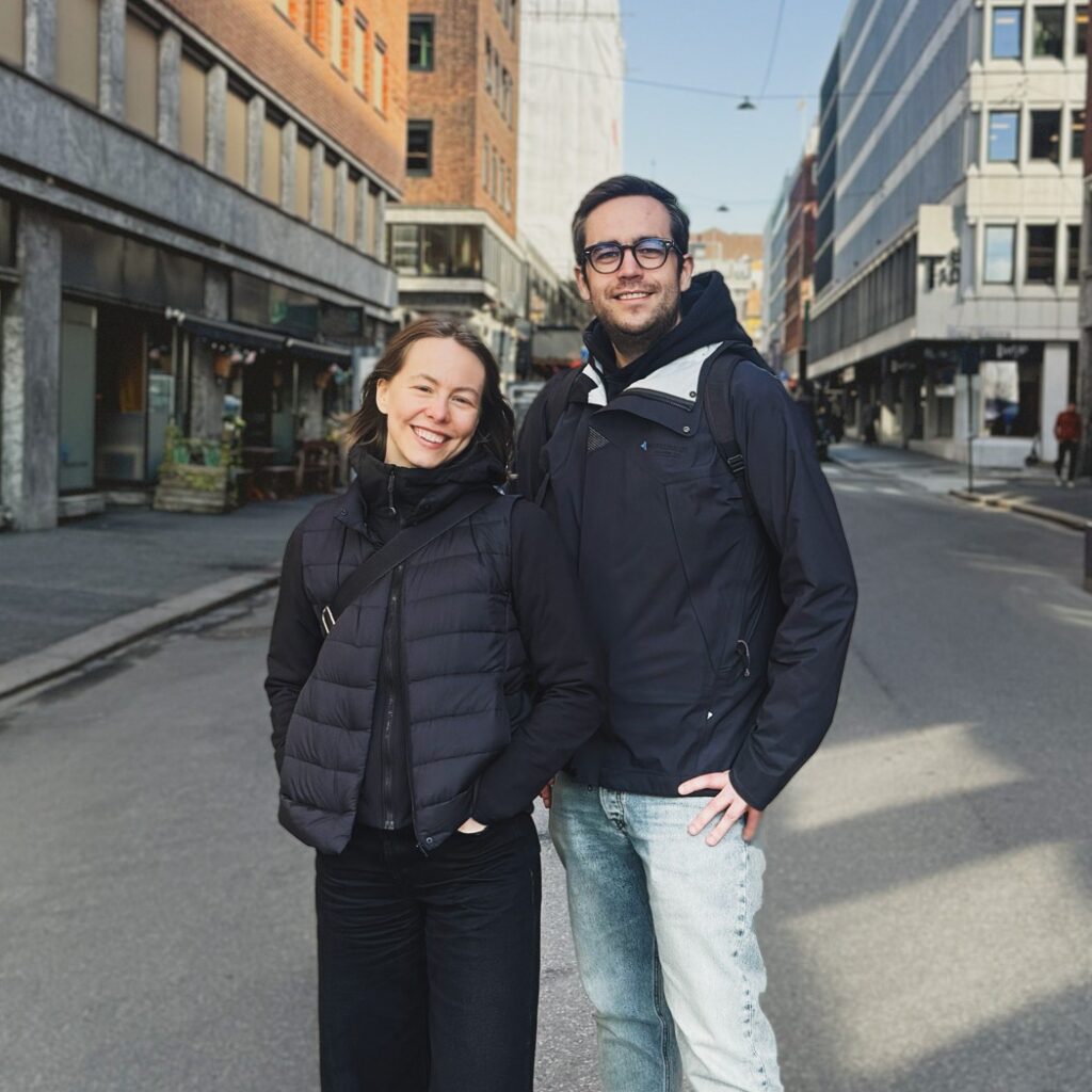 Helene Hansen og Kristian Mikalsen, Oslo kommune. Foto.
